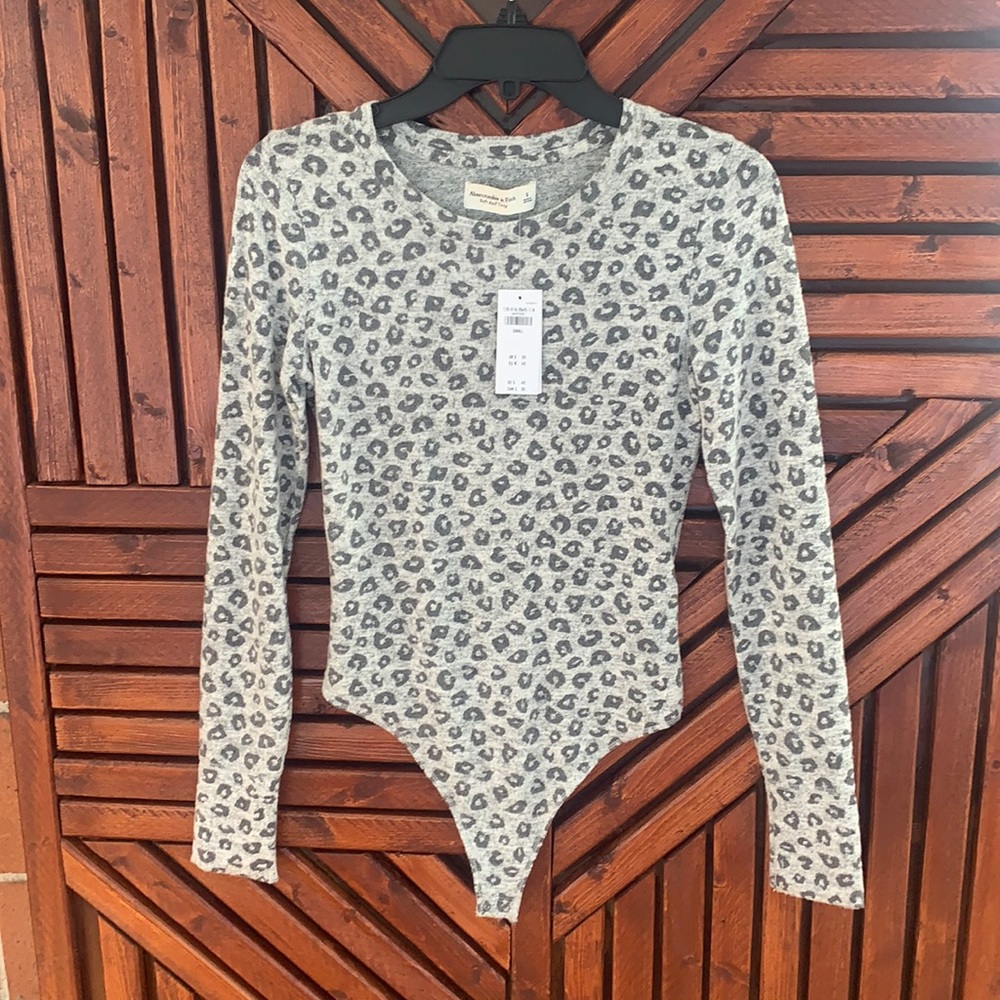 New with Tags! A&F Leopard Print Bodysuit